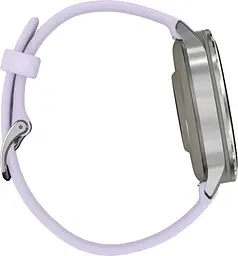 Смарт-годинник Garmin Venu 4 41 mm Silver with Periwinkle Silicone Band (010-03013-01) - мініатюра 3