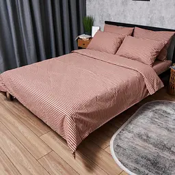 Комплект постільної білизни Moon&Star Бязь Gold Люкс Autumn Stripes Сімейний 160х220х2 наволочки 4х50х70