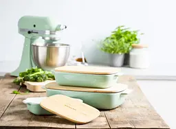 Форма для запікання з кришкою KitchenAid СС007425-001 7,5х19,5х32,8 см 1.9 л фісташкова - мініатюра 8