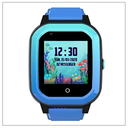 Смарт-годинник дитячий Wonlex KT20 з камерою WI-FI GPS SIM-карта відеодзвінок Blue (17767-hbr) - мініатюра 3