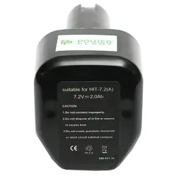 Акумулятор до електроінструменту PowerPlant для HITACHI GD-HIT-7.2 7.2V 2Ah NICD (DV00PT0036) - мініатюра 2
