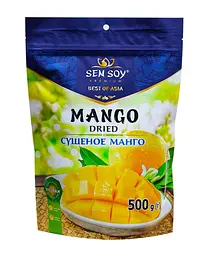 Манго сушене Sen Soy Dried Premium без цукру 500 г.