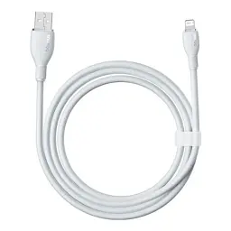 Кабель Baseus Pudding Series Fast Charging Cable USB to Lightning 2.4A 1.2m P10355700221-00 White - мініатюра 5