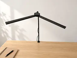 Настільна лампа світлодіодна 12W 5V LED для офісу, для школяра, з регулюванням кольору світла, чорна MTL-30
 - мініатюра 6