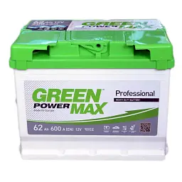 Акумулятор автомобільний GREEN POWER MAX 62Аh (000022380)