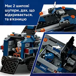 Конструктор LEGO Marvel Переслідування Людиною-Павуком машини для перевезення злочинців (76349) - мініатюра 15