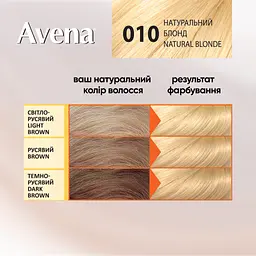 Cтійка крем-фарба для волосся Avena Blond Color натуральний блонд 10 138 мл - мініатюра 8