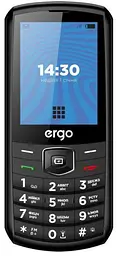 Телефон Ergo E285 DS Black UA UCRF