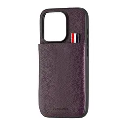 Чохол Jinduka Leather Pocket iPhone 15 Pro Purple