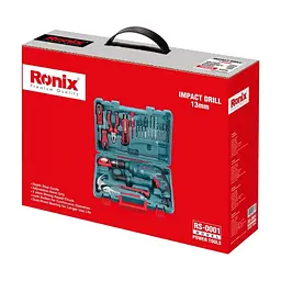 Набір інструментів Ronix з ударним дрилем 650 Вт (RS-0001) - мініатюра 3