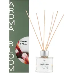 Аромадифузор Bloom Flowers & musk Квіти та мускус 100 мл.