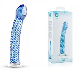 Скляний ділдо Gildo Glass Dildo No. 5, 18х3.5 см