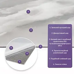 Самоклеюча стінова PET плитка Sticker Wall 600х300х2мм SW-00002347 - мініатюра 2