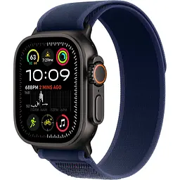 Смарт-годинник Apple Watch Ultra 2 49mm Black Titanium Case with Blue Trail Loop M/L (MYTJ3+MYQ83) [114888]