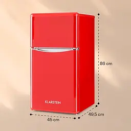 Холодильник Klarstein Monroe Red (10029332) - мініатюра 6