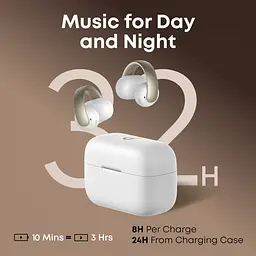 Навушники SoundСore AeroClip White Anker teh0021274 - мініатюра 4