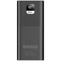 Батарея універсальна Sigma X-power SI30A6QLX 30000 мА·год, PD/65 Вт, LED, кабель 100 Вт, чорна (4827798835111) - мініатюра 2