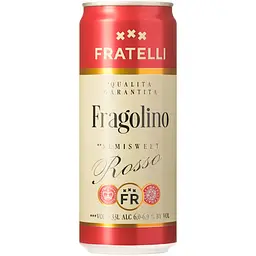 Напій винний Fratelli Fragolino Rosso червоний напівсолодкий слабоалкогольний ігристий 6-6.9% 0.33 л (828586) - мініатюра 5