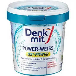 Плямовивідник Denkmit Oxi Power для для білих речей 750 г (4066447790405)