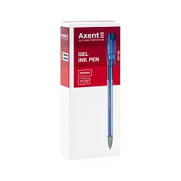 Ручка гелева Axent Prisma 0,5 мм, синій (AG1125-02-A) - мініатюра 2