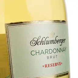 Ігристе вино Schlumberger Reserve Chardonnay brut, біле, брют, 12%, 0,75 л - мініатюра 3