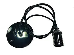 Світильник підвісний Levistella AMP17004-1, E27, чорний метал, стиль LOFT, для вітальні, одиночний