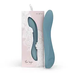 Вібратор Bloom Rose G-Spot 20 см (блакитний) - мініатюра 7