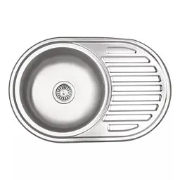 Кухонна мийка 770x500x160 мм + сифон Wezer 7750(06) Deсor, Decor