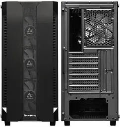 Корпус Chieftec HUNTER GS-01B-OP 4x120mm A-RGB, ATX, без БЖ, Black (GS-01B-OP) - мініатюра 4