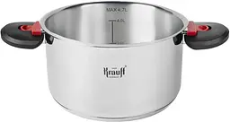 Каструля з кришкою Krauff 26-303-021 4.7 л 22 см срібляста - мініатюра 4