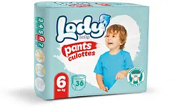 Підгузки-трусики дитячі Lody Baby Pants Culottes XL 6 (15+ кг) Jumbo 36 шт.