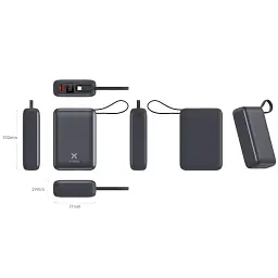 Батарея універсальна Vinga 20000 mAh 45W Display Cable (VPBB2045C) - мініатюра 6