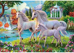 Пазл Clementoni Super: Єдинороги біля водоспаду (Super - Unicorns at the Waterfall Puzzle - 180 pcs.), 180 ел. (29794) - мініатюра 2