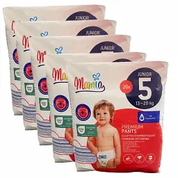 Підгузки-трусики Mamia Premium Junior 5 (13-20 кг), 100 шт