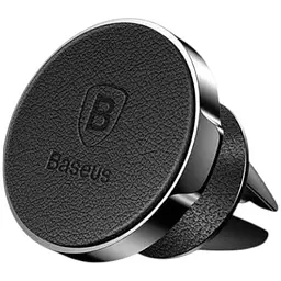 Автотримач Baseus Small Ears Magnetic Bracket Black (SUER-E01) - мініатюра 2