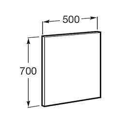Дзеркало для ванної кімнати Roca Victoria Basic 50 см A812345406 - мініатюра 3