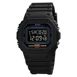 Наручний годинник чоловічий 1628 All Black Skmei acs0030671