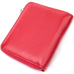 Симпатичний жіночий гаманець із натуральної шкіри ST Leather 22448 червоний - мініатюра 2
