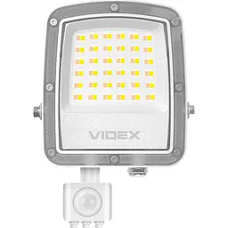 Світлодіодний прожектор Videx F5 30W з датчиком руху і освітленості White (VL-F5-030CW-S) [168708]