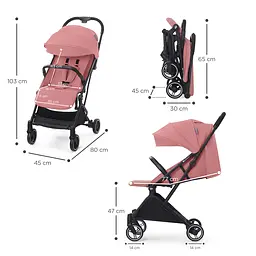 Прогулянкова коляска Kinderkraft Indy 2 Dhalia Pink - мініатюра 8