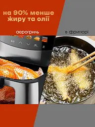 Багатофункціональна мультипіч, Rainberg AIR FRYER GRILL на 8,5 л 3800 Вт - мініатюра 9