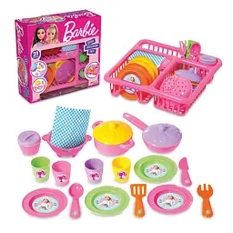 Набір посуду Dede Barbie 21 предмет (1753) - мініатюра 2