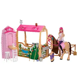 Набір Barbie Чудова стайня для конячки (HXJ44) - мініатюра 2