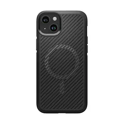 Чехол Spigen Core Armor MagSafe для iPhone 15 Plus Matte Black (ACS06455) + защитное стекло