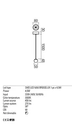 Підвісний світильник Redo OBO SU LED 4.5W 3000K COFFEE (5.1.2) 01-1833 - мініатюра 3