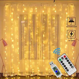 Гірлянда-штора XPRO тепла біла 3х2 м, 150 LED від мережі (46876-91018_161) - мініатюра 4