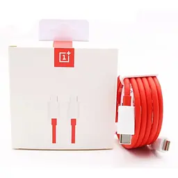 Кабель Warp Fast Charge 65W / 6A 1m Type-C на Type-C (C202A) для OnePLus red - мініатюра 2
