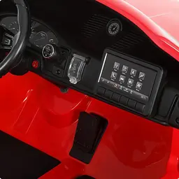 Дитячий електричний автомобіль Bambi Porsche 24V двомісний до 50 кг Червоний (DE-169-E-914) - мініатюра 7