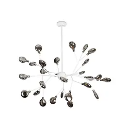 Люстра стельова LED Levistella 918LP262-27 WH+BK, 27W, білий і чорний, сучасний стиль для дому