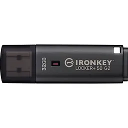 Флеш-накопичувач Kingston 32GB USB 3.2 Type-A Gen1 IronKey Locker+ 50 G2 (IKLP50G2/32GB) - мініатюра 2